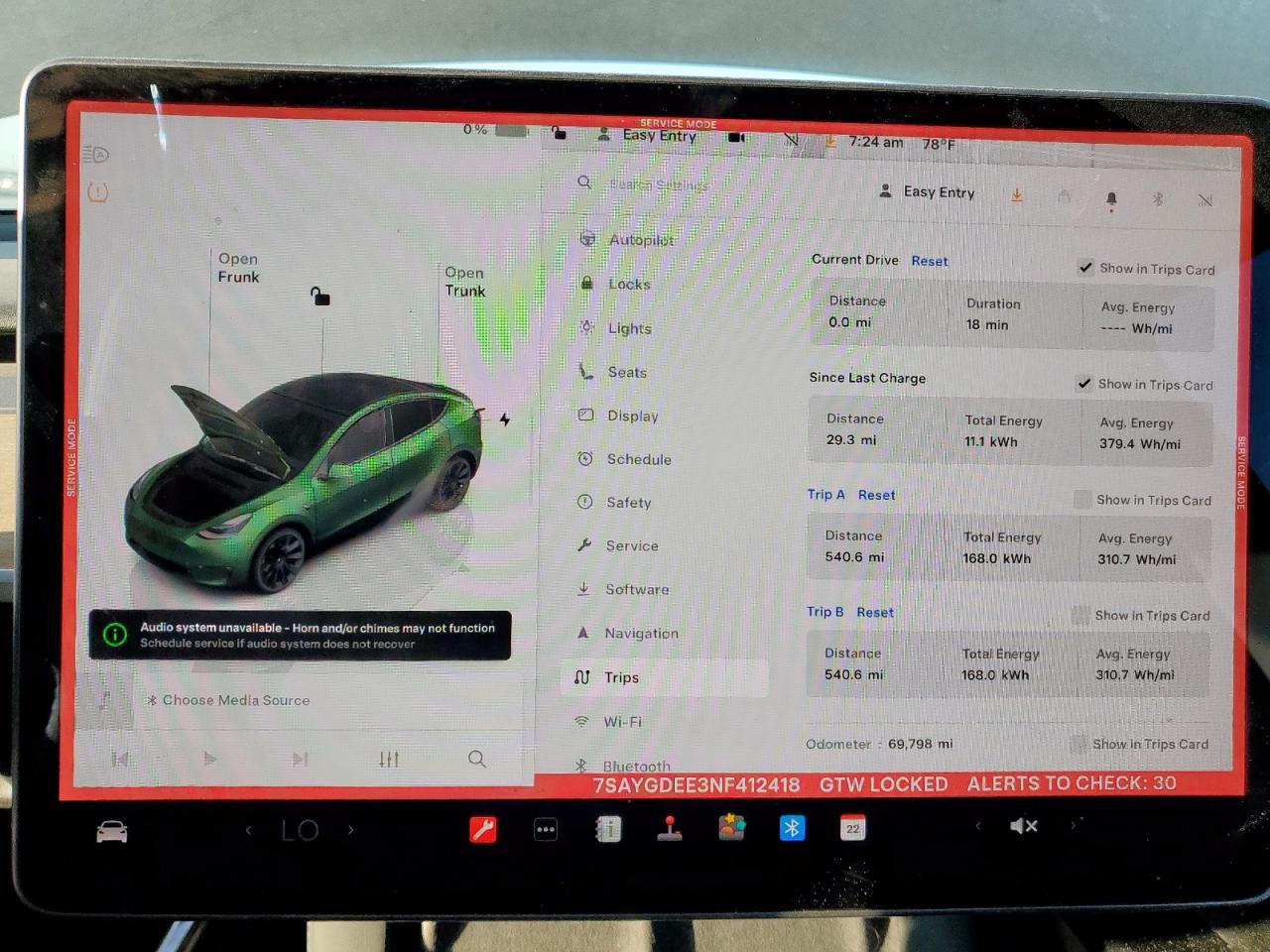 2022 Tesla Model Y VIN: 7SAYGDEE3NF412418 Lot: 65690555