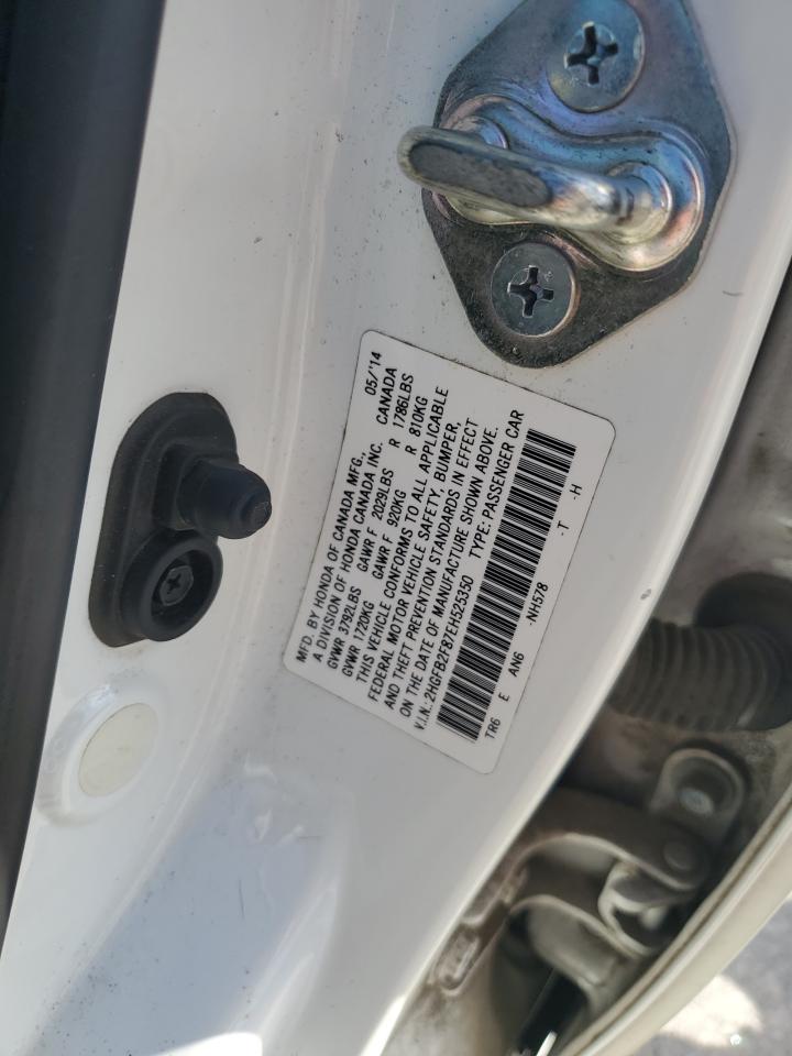 2014 Honda Civic Ex VIN: 2HGFB2F87EH525350 Lot: 65069245