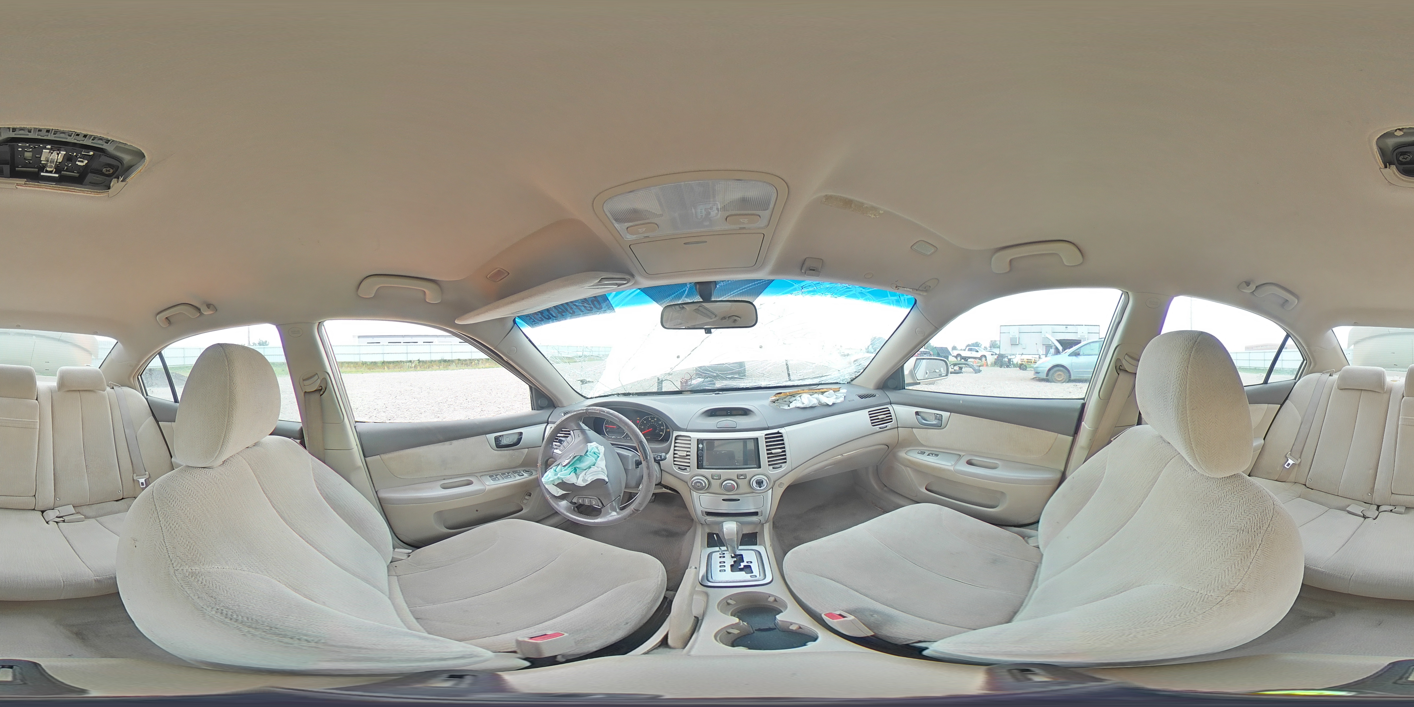 2007 Kia Optima Lx VIN: KNAGE123075107217 Lot: 66704635