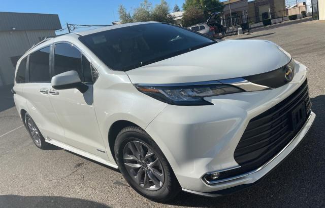 2021 TOYOTA SIENNA XLE for sale at Copart CA - SACRAMENTO