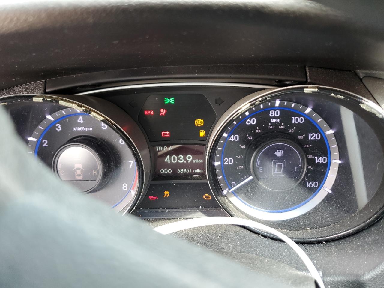 2013 Hyundai Sonata Gls VIN: 5NPEB4AC0DH593433 Lot: 64494875
