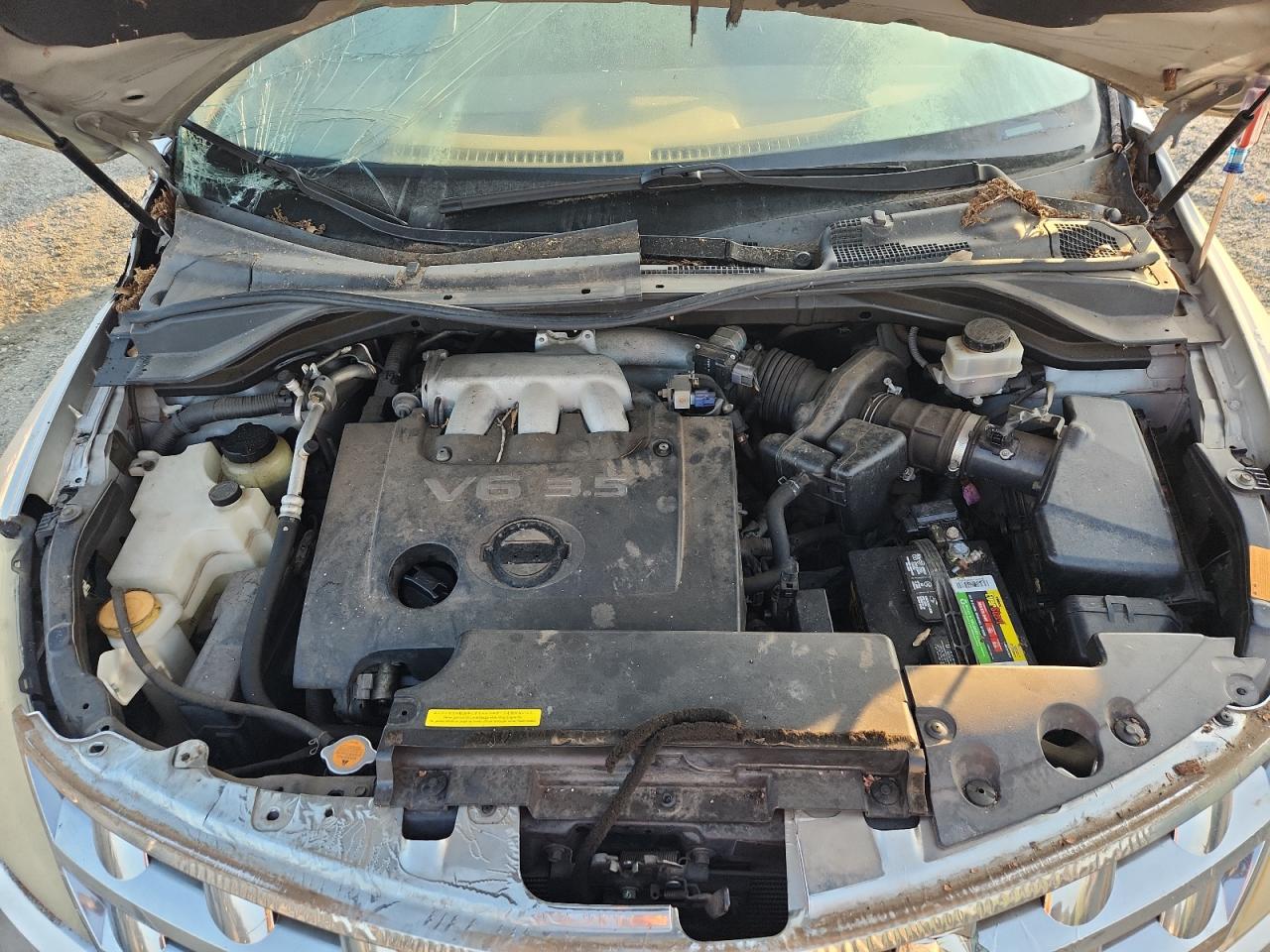 2005 Nissan Murano Sl VIN: JN8AZ08T25W302021 Lot: 63192395