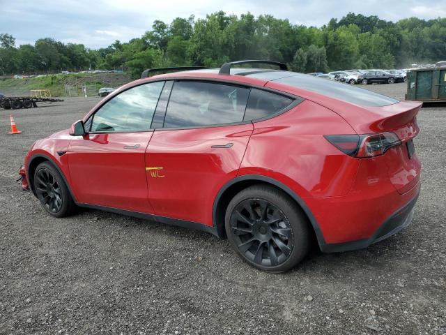  TESLA MODEL Y 2022 Czerwony