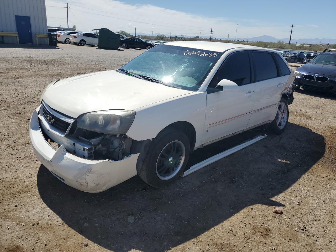 2006 Chevrolet Malibu Maxx Lt white hatchback gas 1G1ZT61826F161454 photo #1