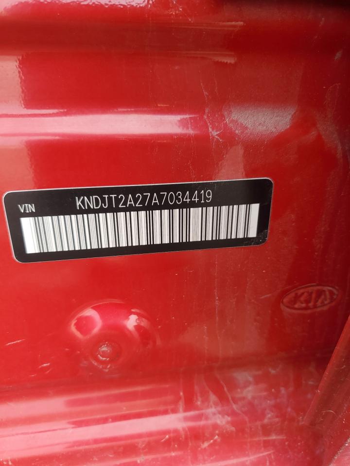 2010 Kia Soul + VIN: KNDJT2A27A7034419 Lot: 64722885