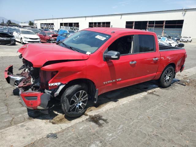  NISSAN TITAN 2020 Czerwony