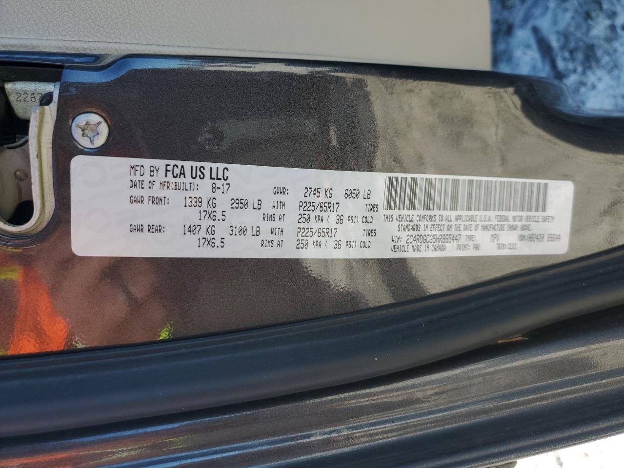 2c4rdgcg5hr865447 2C4RDGCG5HR865447 2017 Dodge Grand Caravan Sxt