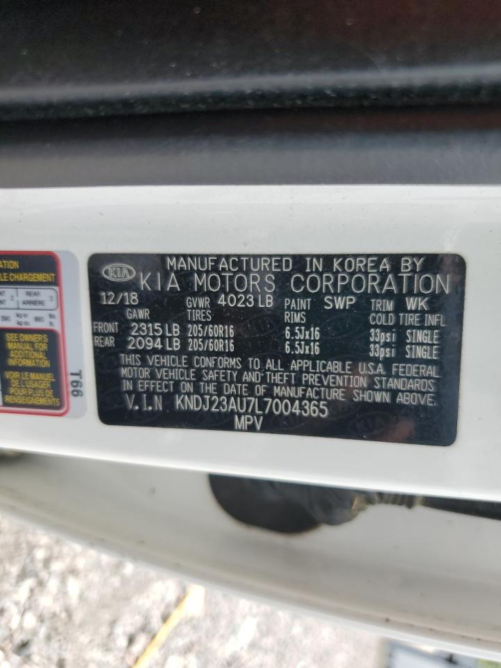 2020 Kia Soul Lx VIN: KNDJ23AU7L7004365 Lot: 63015875
