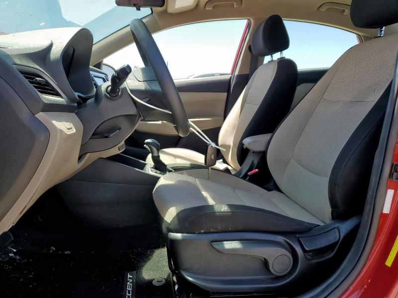  HYUNDAI ACCENT 2022 Red