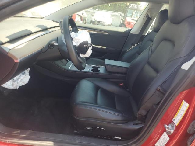  TESLA MODEL 3 2022 Czerwony