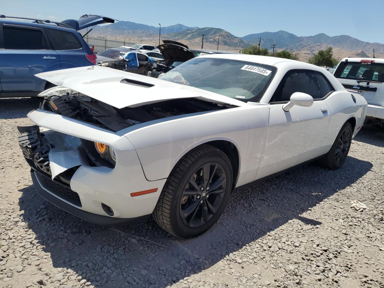 2023 Dodge Challenger Sxt white null flexible 2C3CDZGG9PH597538 photo #1