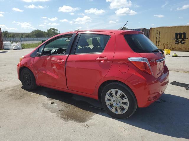  TOYOTA YARIS 2014 Czerwony