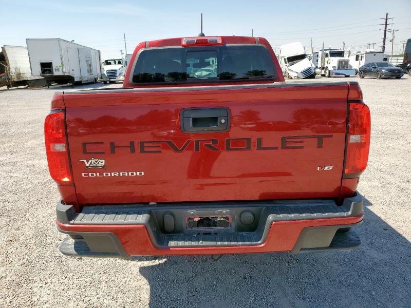  CHEVROLET COLORADO 2022 Бордовый