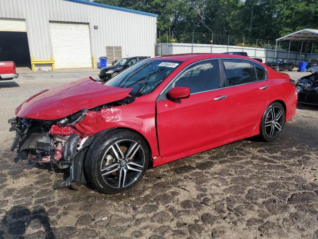  HONDA ACCORD 2016 Czerwony