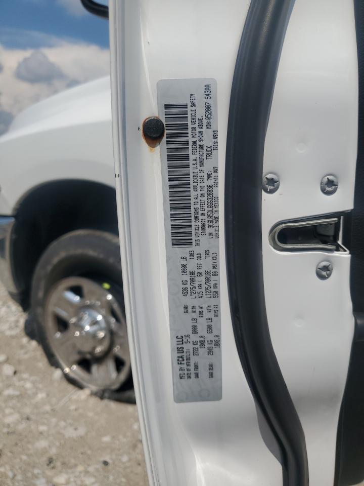2016 Ram 2500 Slt VIN: 3C6UR5DL6GG328836 Lot: 63972735