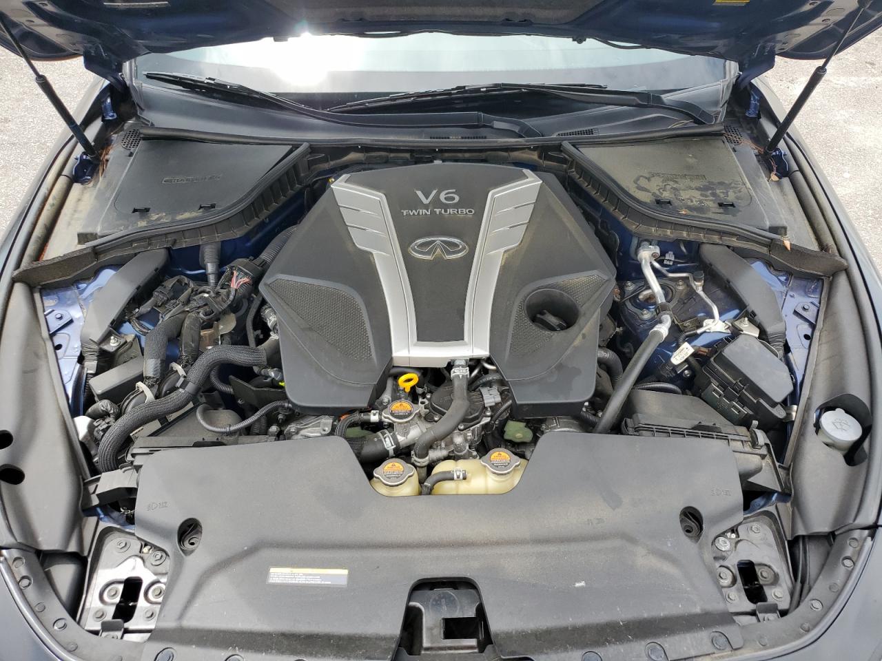 2017 Infiniti Q60 Red Sport 400 VIN: JN1FV7EK0HM611314 Lot: 65996555