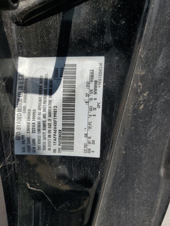 1999 Ford Mustang Cobra Svt VIN: 1FAFP46V4XF199812 Lot: 63035375