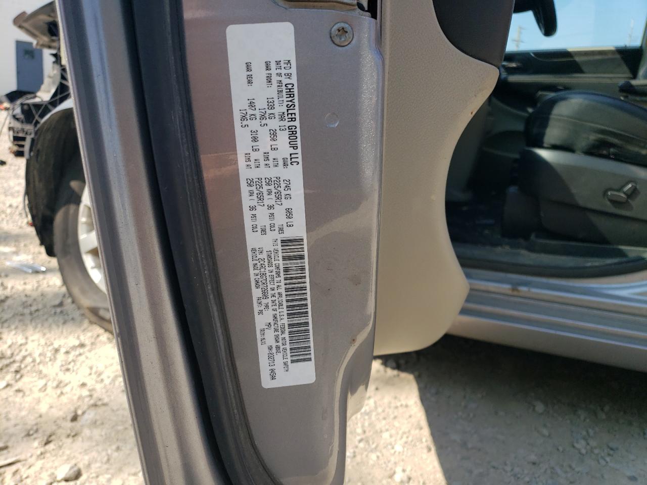 2013 Chrysler Town & Country Touring VIN: 2C4RC1BG7DR726609 Lot: 64996605