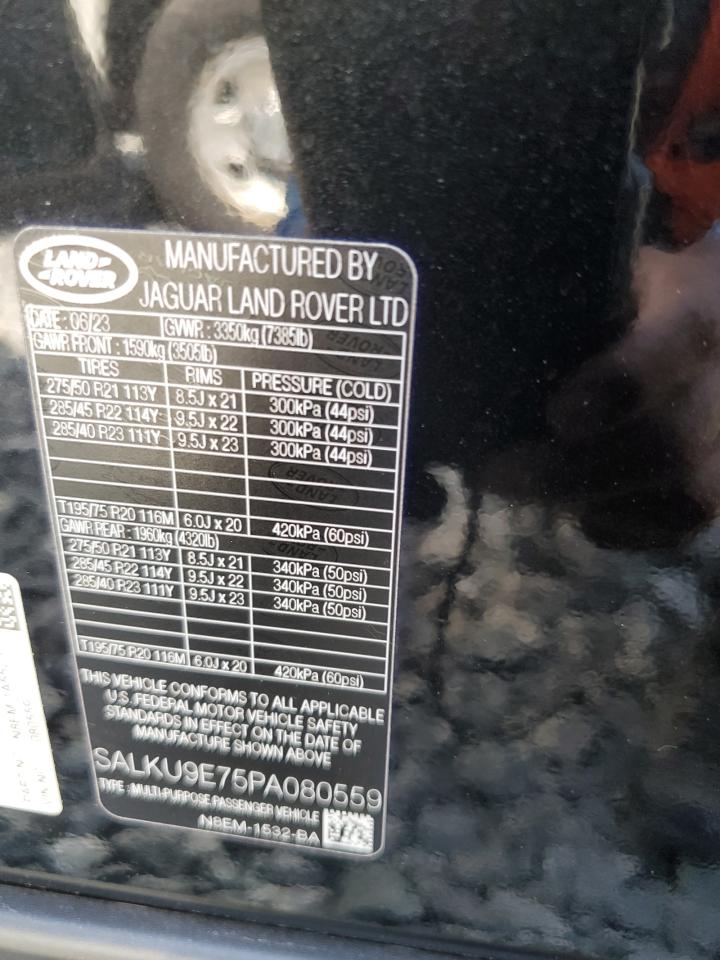 SALKU9E75PA080559 2023 Land Rover Range Rover Sv