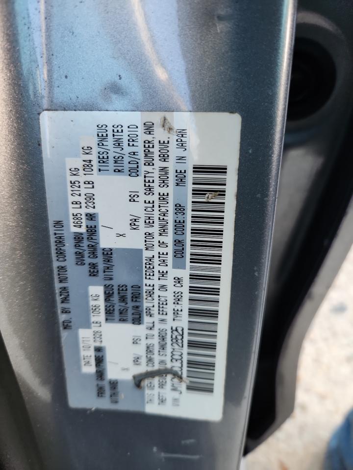 2012 Mazda 5 VIN: JM1CW2CL3C0128525 Lot: 64850565