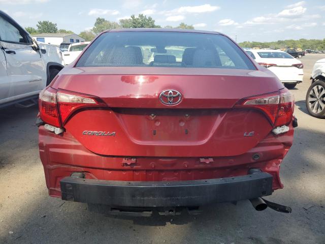  TOYOTA COROLLA 2017 Красный