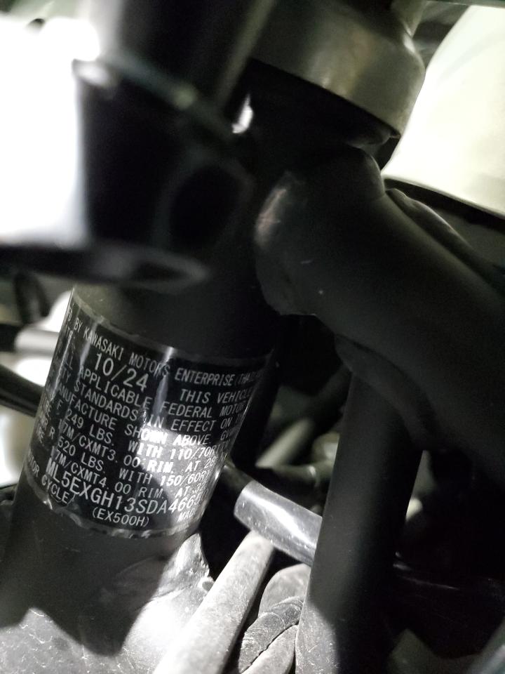 ml5exgh13sda46650 ML5EXGH13SDA46650 2025 Kawasaki Ex500 H