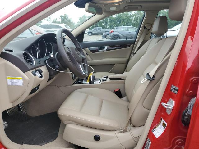 Sedans MERCEDES-BENZ C-CLASS 2014 Czerwony