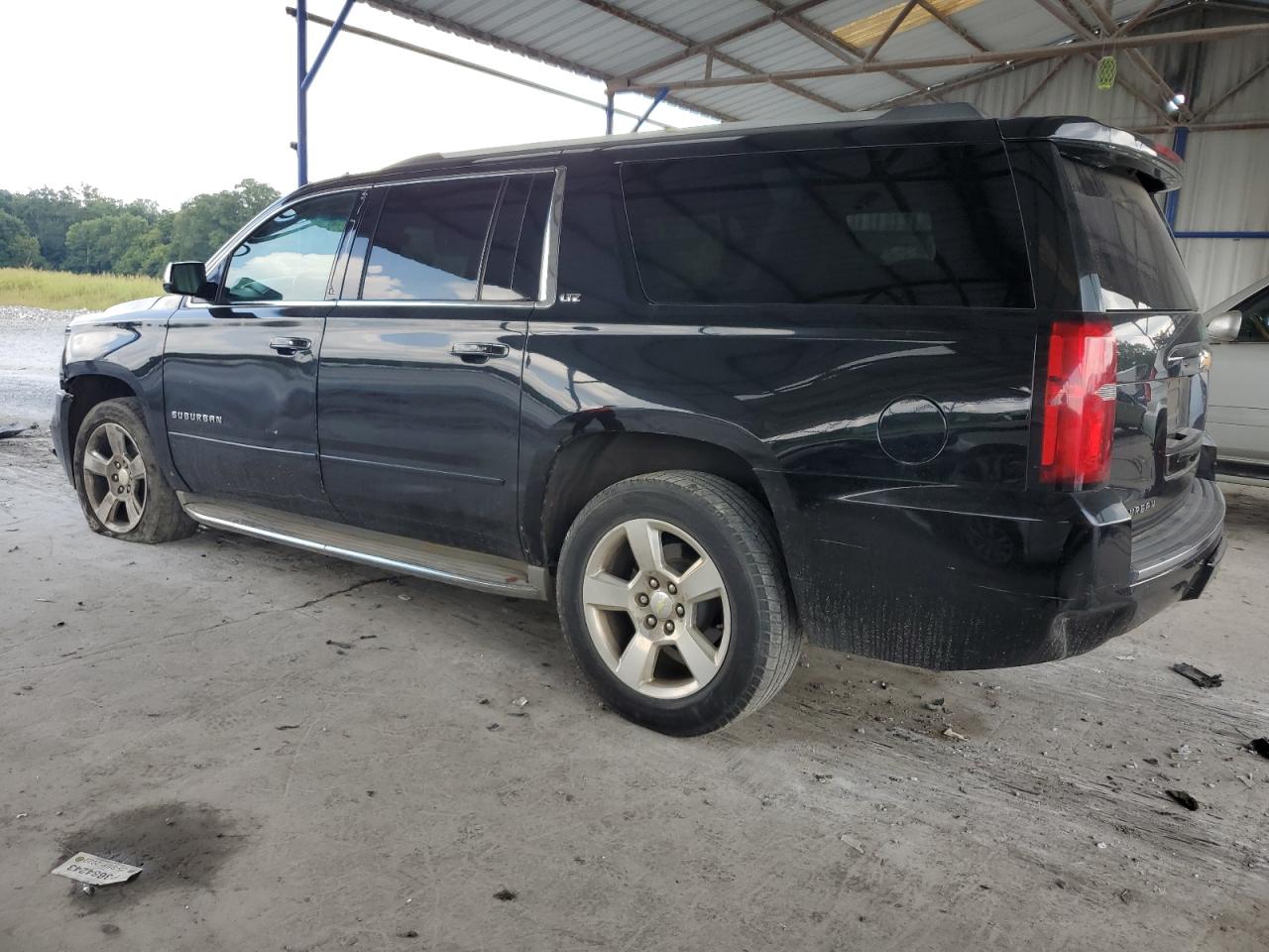2015 Chevrolet Suburban K1500 Ltz black null gas 1GNSKKKC6FR552331 photo #3