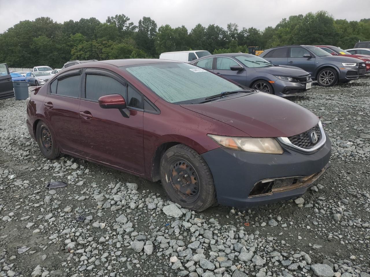 2014 Honda Civic Lx VIN: 2HGFB2E53EH545750 Lot: 64437185