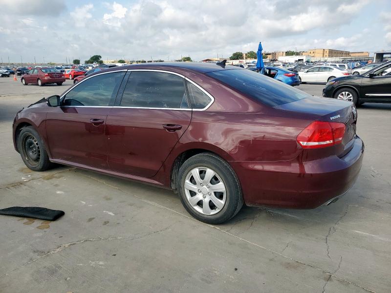 Sedans VOLKSWAGEN PASSAT 2014 Bordowy