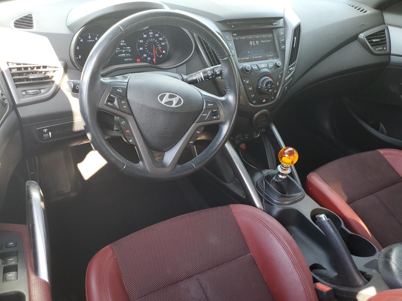 2016 Hyundai Veloster Turbo VIN: KMHTC6AEXGU288089 Lot: 64415545