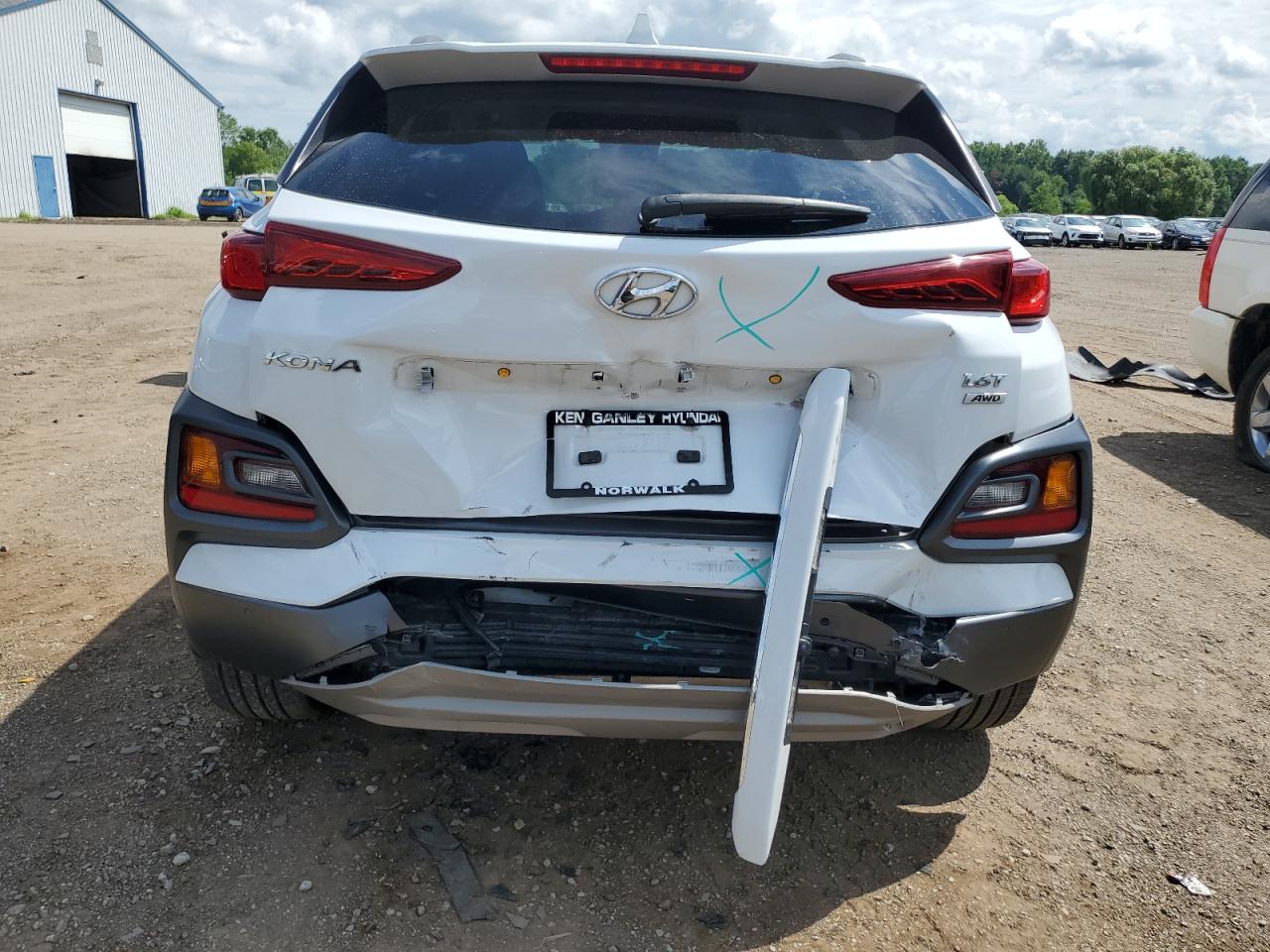 2019 Hyundai Kona Ultimate VIN: KM8K5CA52KU338416 Lot: 62708835