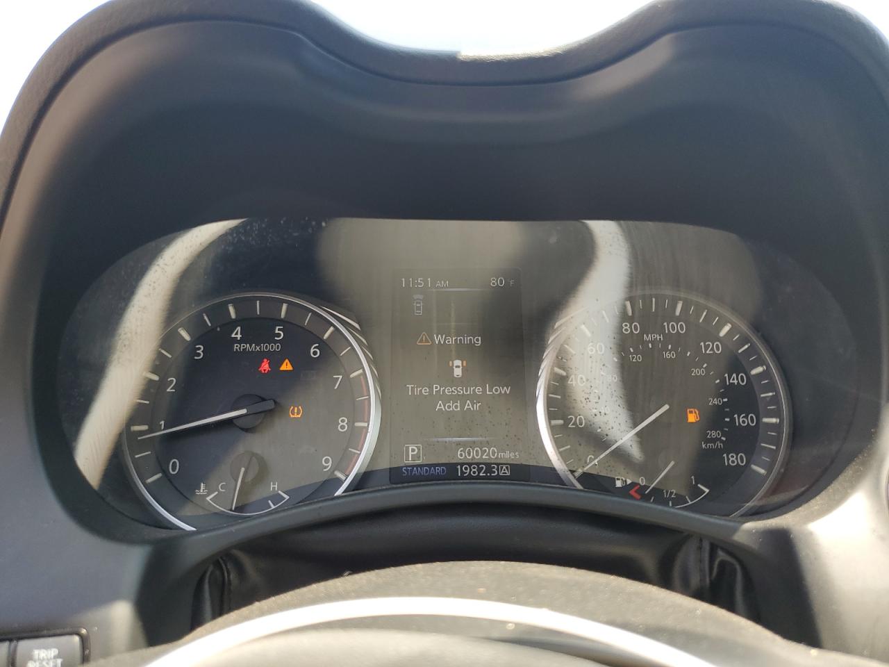 2019 Infiniti Q50 Luxe VIN: JN1EV7AR4KM556128 Lot: 61902185