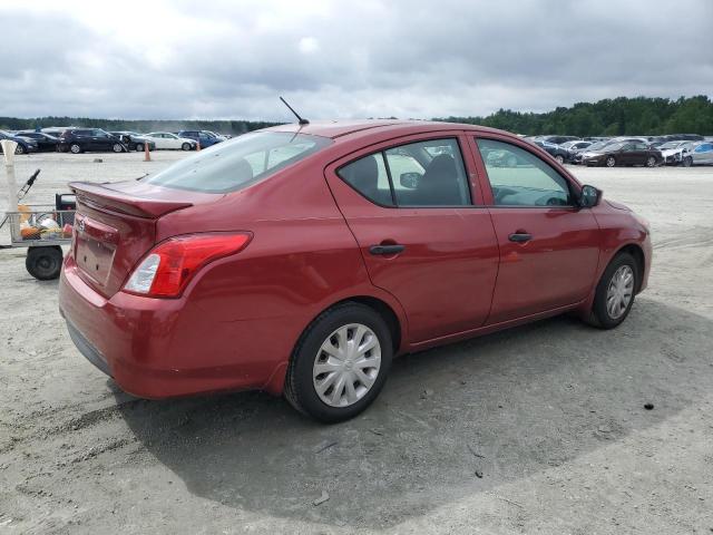  NISSAN VERSA 2017 Czerwony
