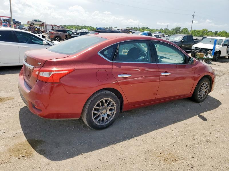  NISSAN SENTRA 2016 Бордовый