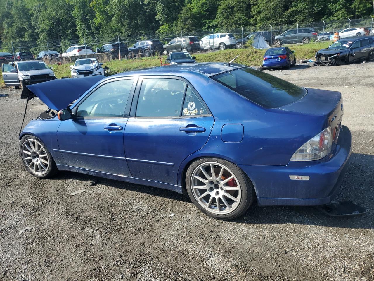 2001 Lexus Is 300 blue sedan gas JTHBD182610023050 photo #3