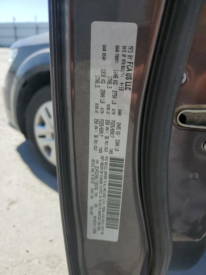 2018 Dodge Journey Se VIN: 3C4PDCAB3JT383764 Lot: 63933295