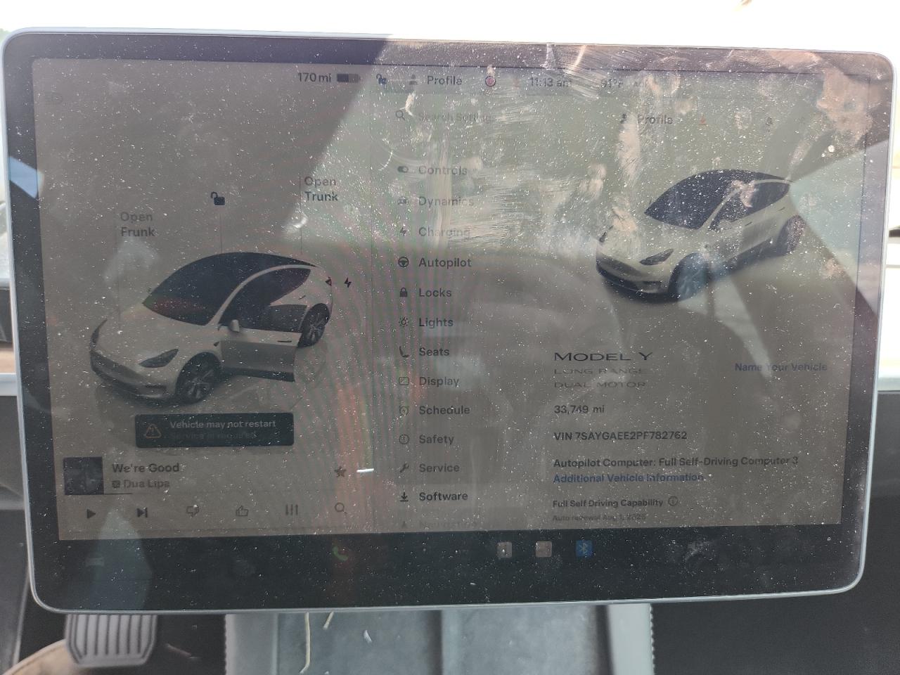 2023 Tesla Model Y VIN: 7SAYGAEE2PF782762 Lot: 64819315