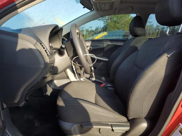  TOYOTA COROLLA 2013 Czerwony