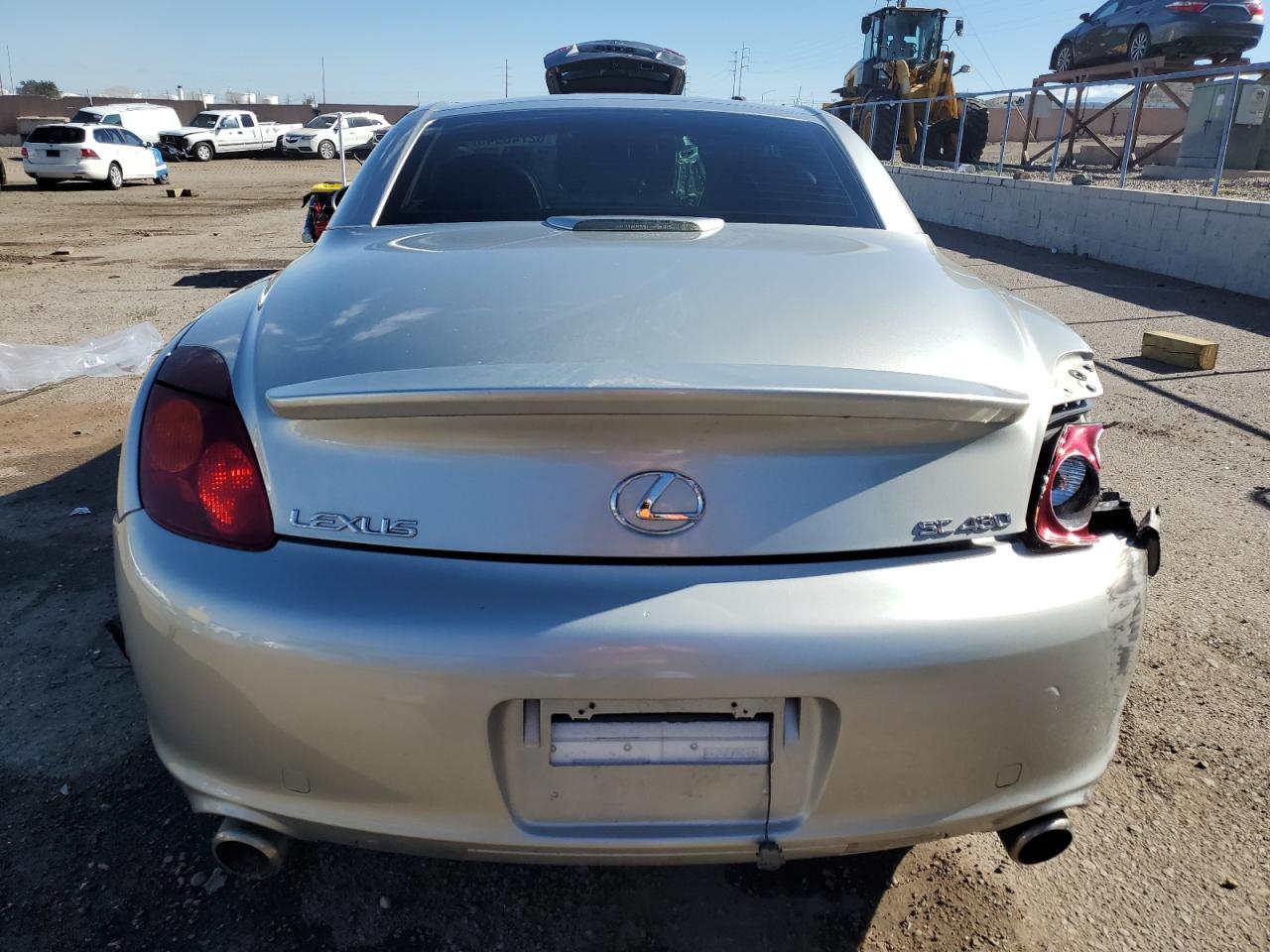 2003 Lexus Sc 430 VIN: JTHFN48Y530046536 Lot: 62746945