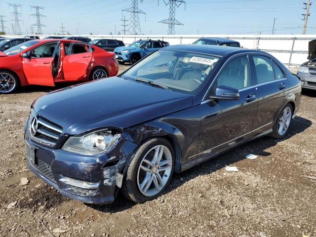  MERCEDES-BENZ C-CLASS 2014 Granatowy