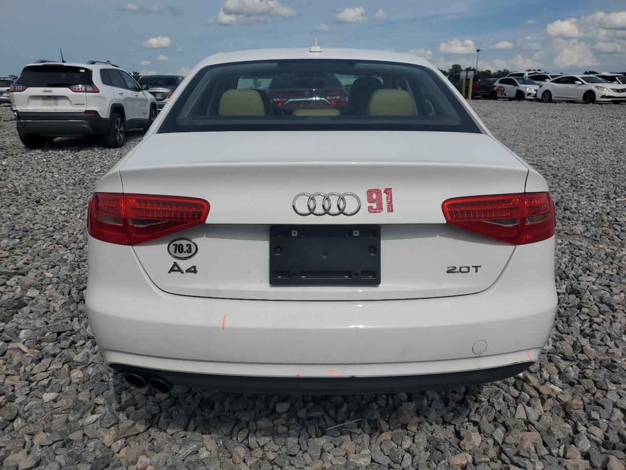2013 Audi A4 Premium VIN: WAUAFAFLXDN046872 Lot: 63376035