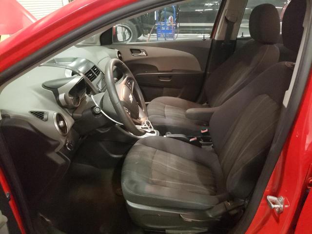  CHEVROLET SONIC 2014 Red