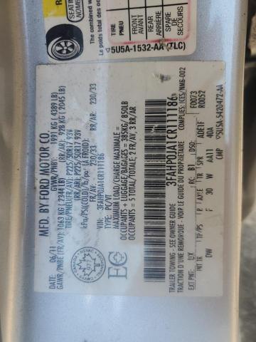 2012 FORD FUSION SEL  