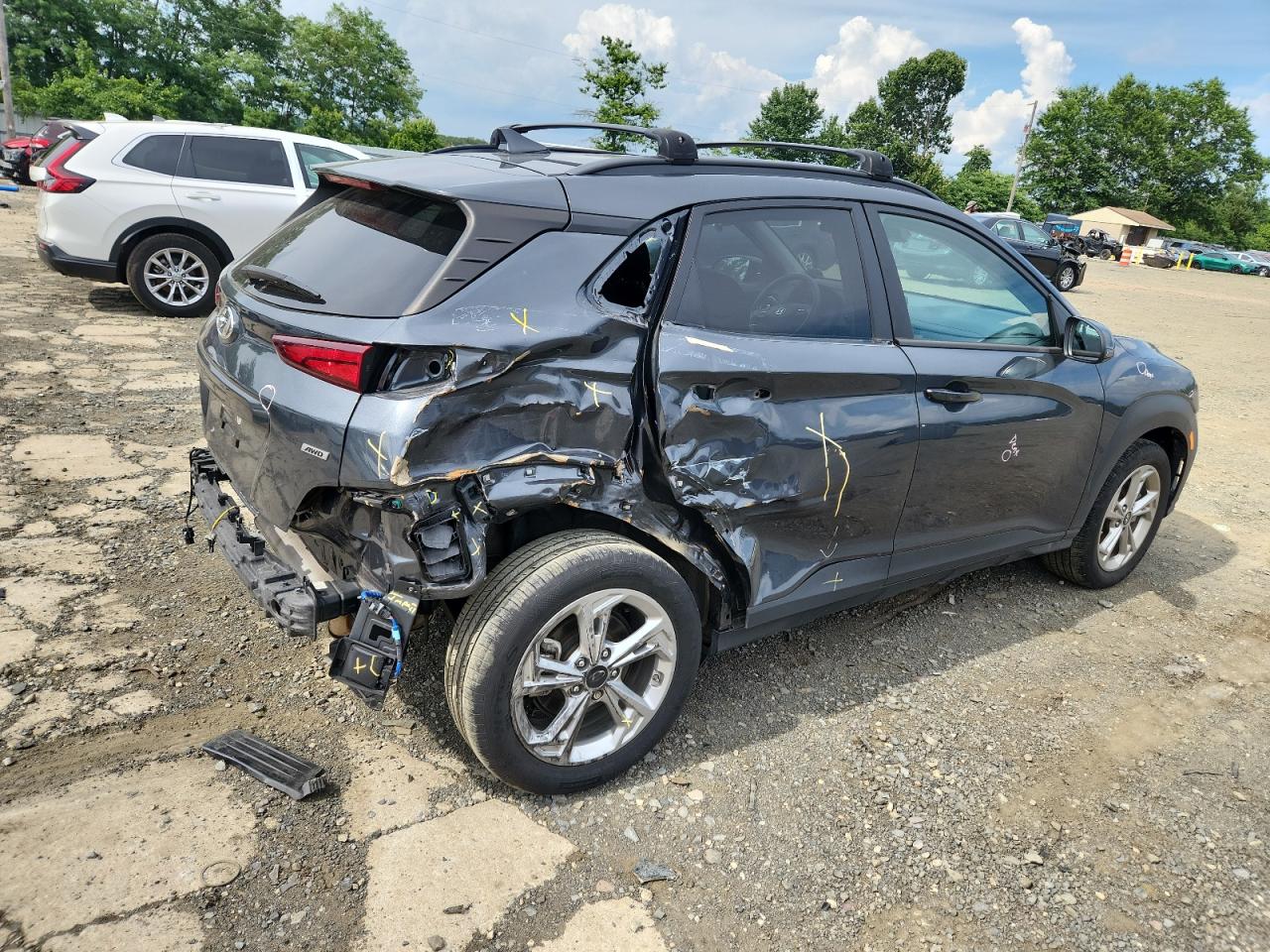2022 Hyundai Kona Sel VIN: KM8K3CAB9NU820753 Lot: 64362945