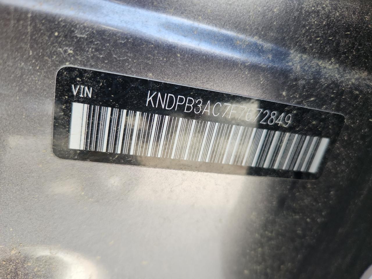 2015 Kia Sportage Lx VIN: KNDPB3AC7F7672849 Lot: 63496435