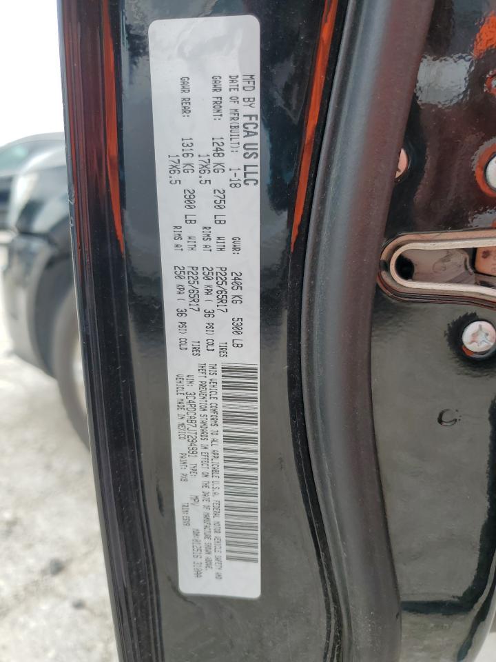 2018 Dodge Journey Se VIN: 3C4PDCAB7JT294991 Lot: 65614625