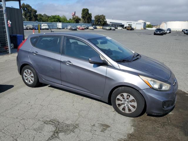 Hatchbacks HYUNDAI ACCENT 2016 Szary