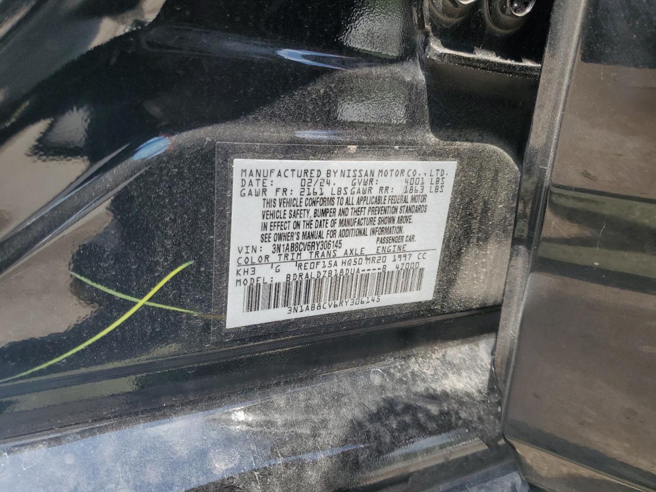 3N1AB8CV6RY306145 2024 Nissan Sentra Sv