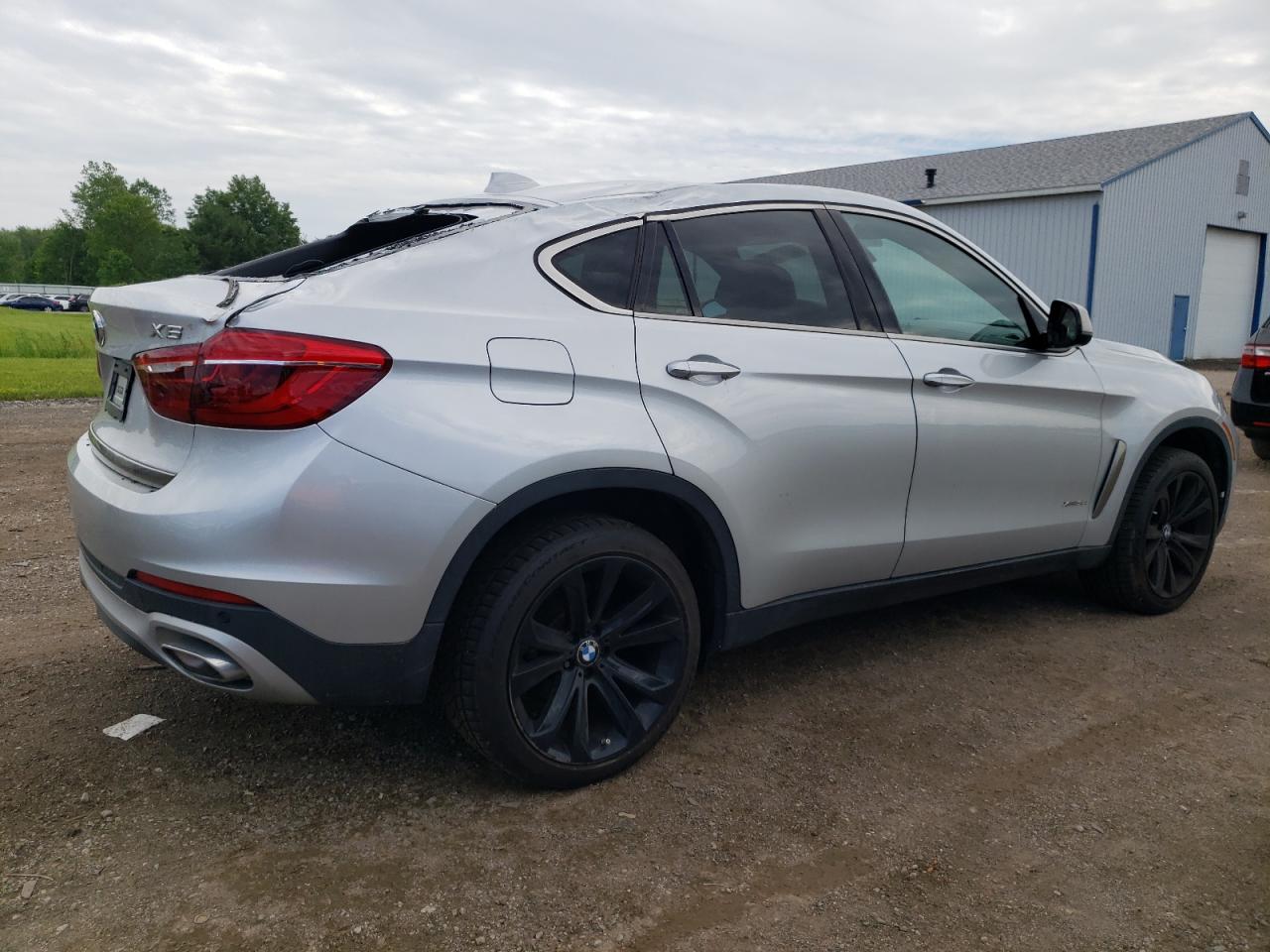 2018 BMW X6 xDrive35I silver null gas 5UXKU2C55J0X51417 photo #4
